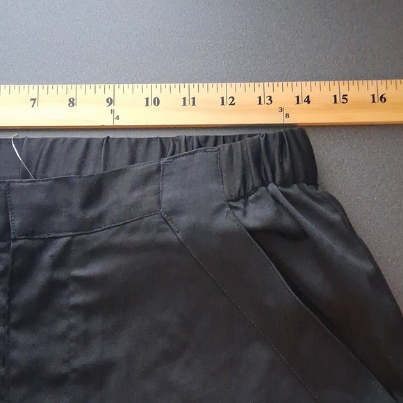 Rebecca Minkoff RM Black Satin Cargo Trousers Pants Small Petite - Picture 9 of 10